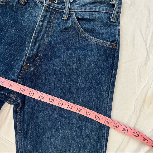 VTG 70’s Plain Pockets High Rise straight fit jeans - Picture 5 of 14